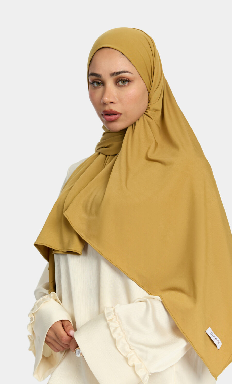 PREMIUM JERSEY SCARF - DEEP MUSTARD