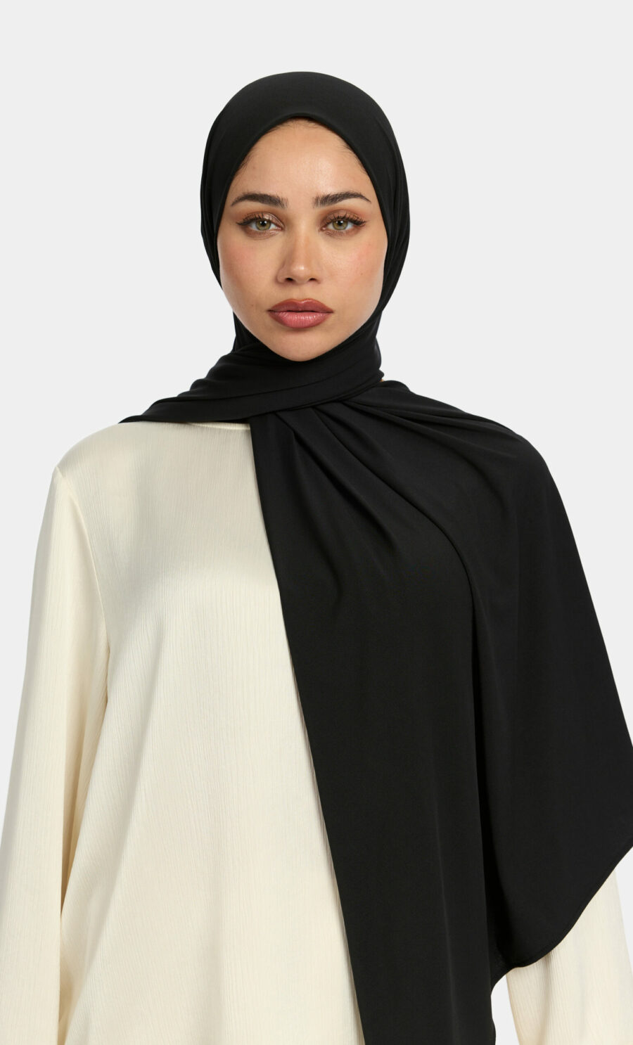 PREMIUM JERSEY SCARF - DEEP BLACK