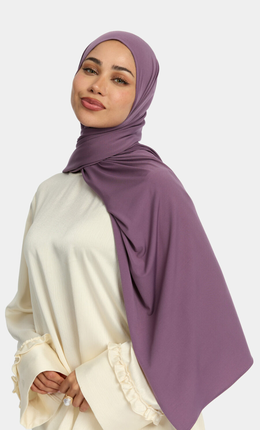 PREMIUM JERSEY SCARF - PURPLE