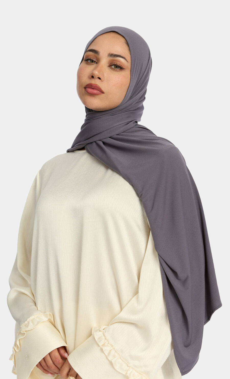 PREMIUM JERSEY SCARF - GREY