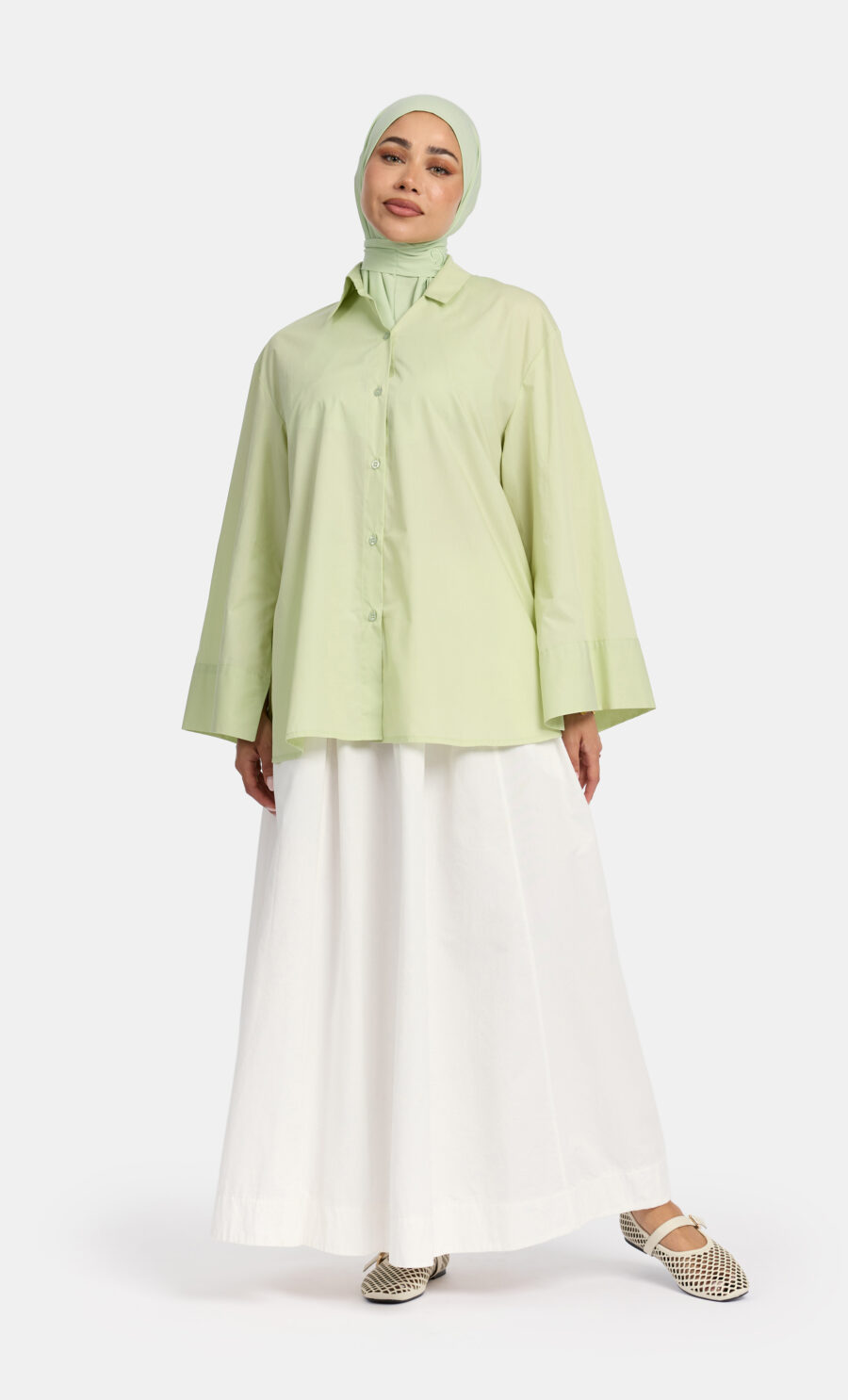 SPLIT SLEEVE BLOUSE