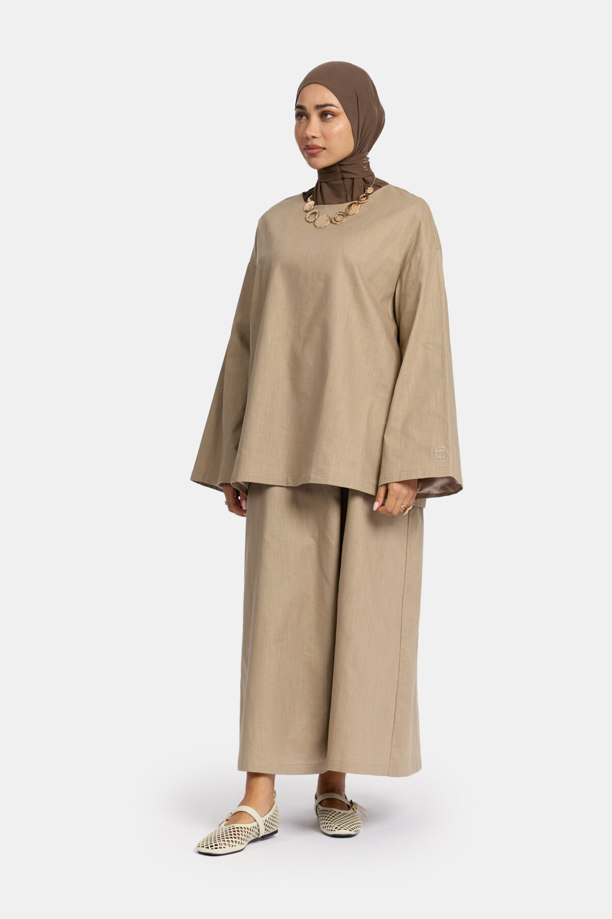 LINEN SKIRT SET