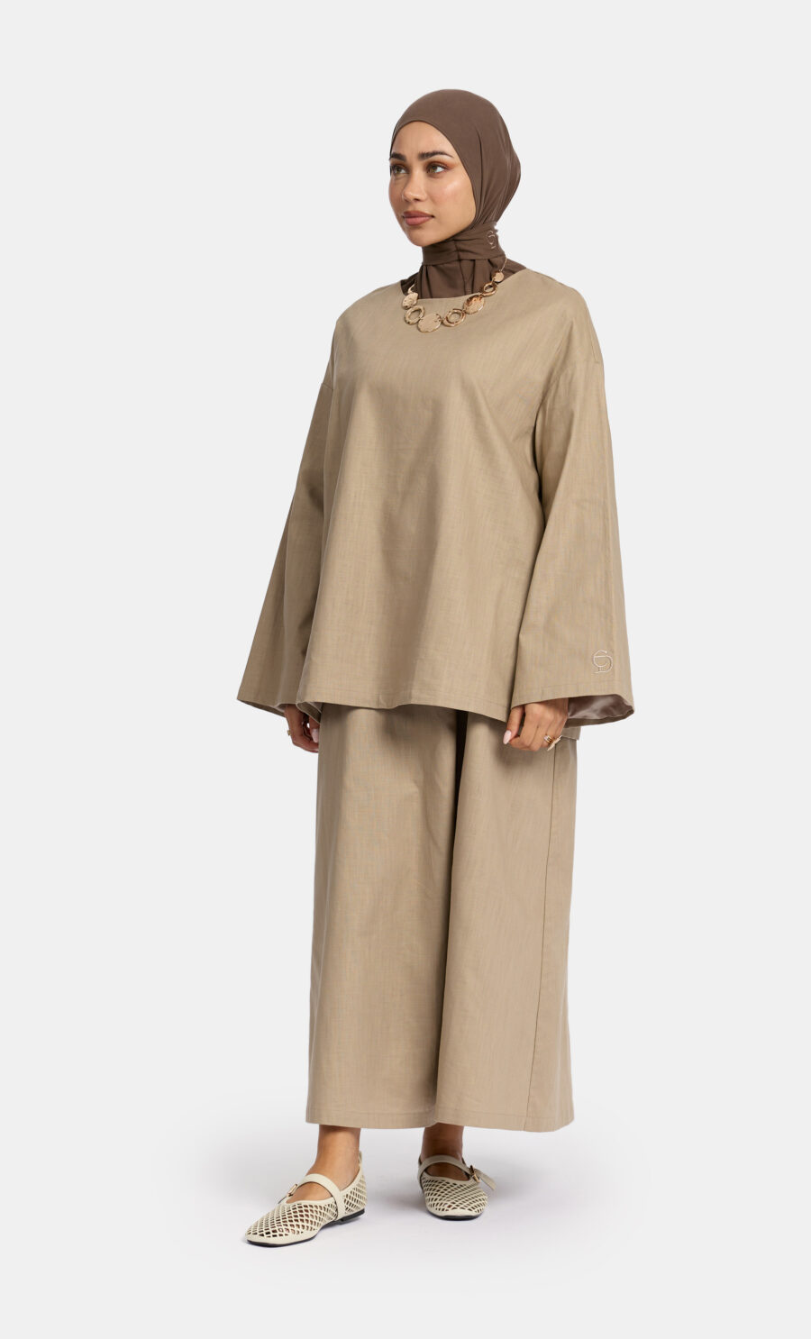 LINEN SKIRT SET