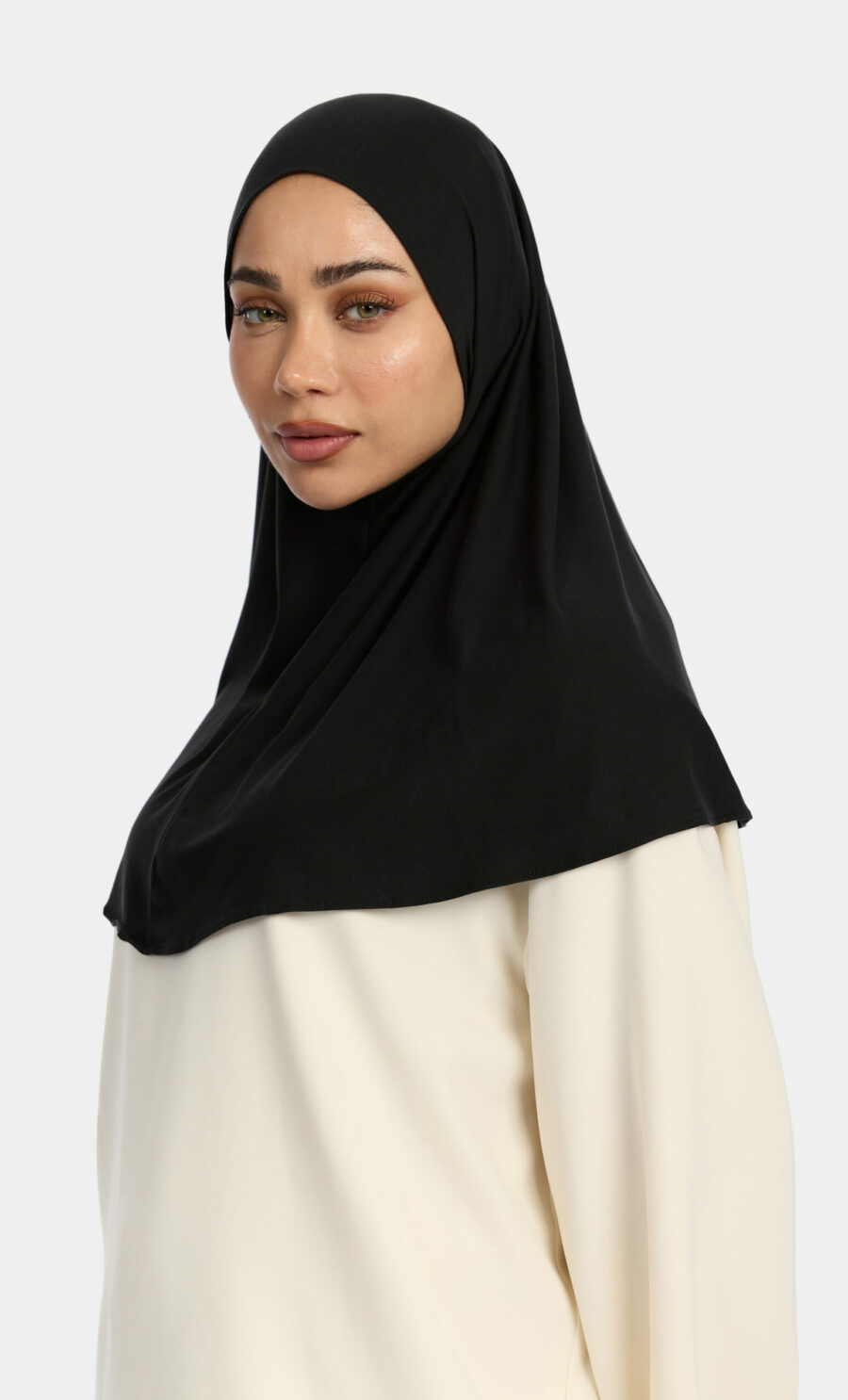 COMFORT SLIP ON HIJAB - BLACK