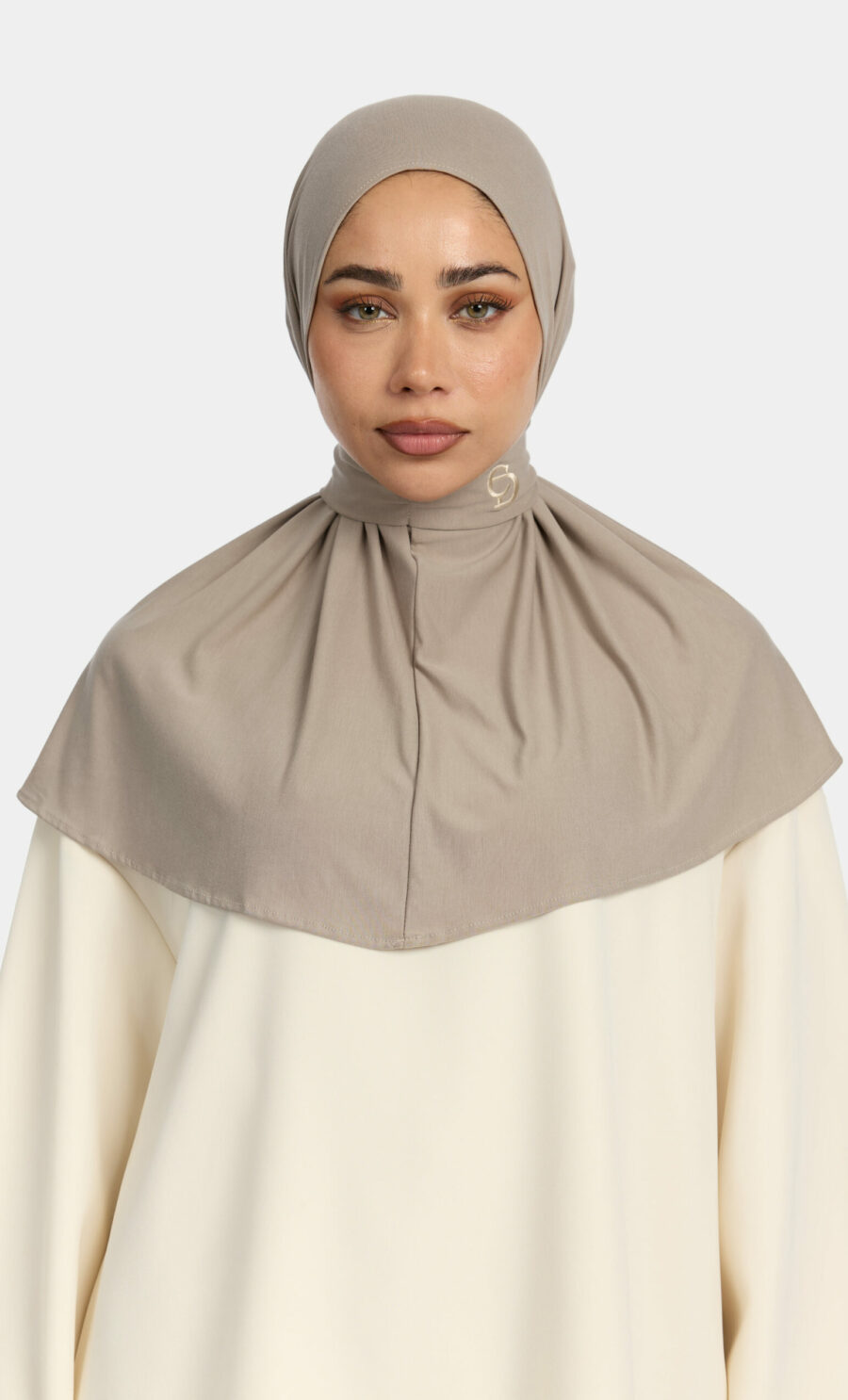 COMFORT STRETCH PULL TIE HIJAB - DRIFTWOOD