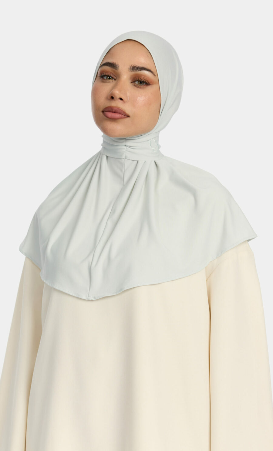 PREMIUM JERSEY PULL TIE HIJAB - ICE BLUE