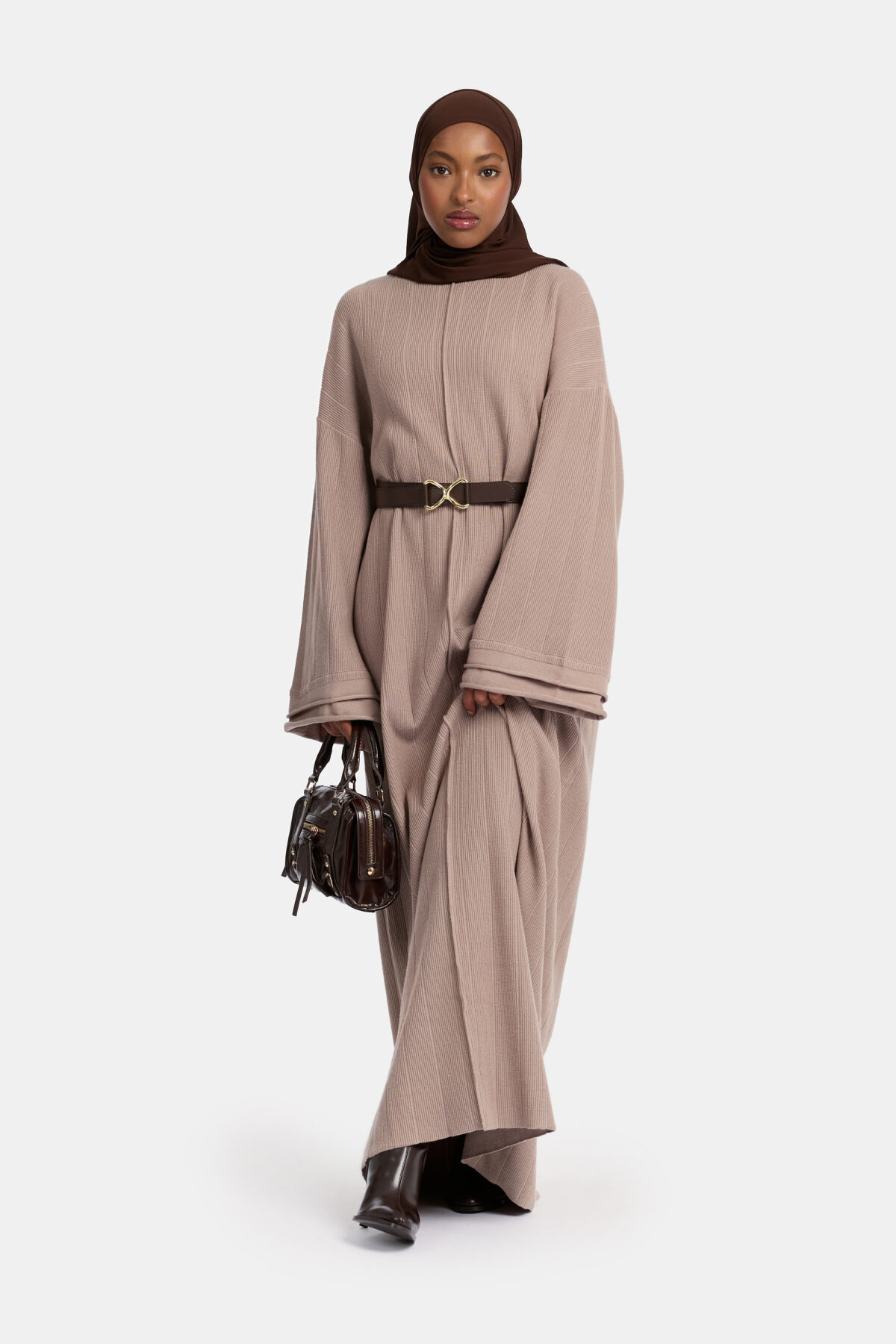 RUFFLE KNIT DRESS - Afbeelding 3