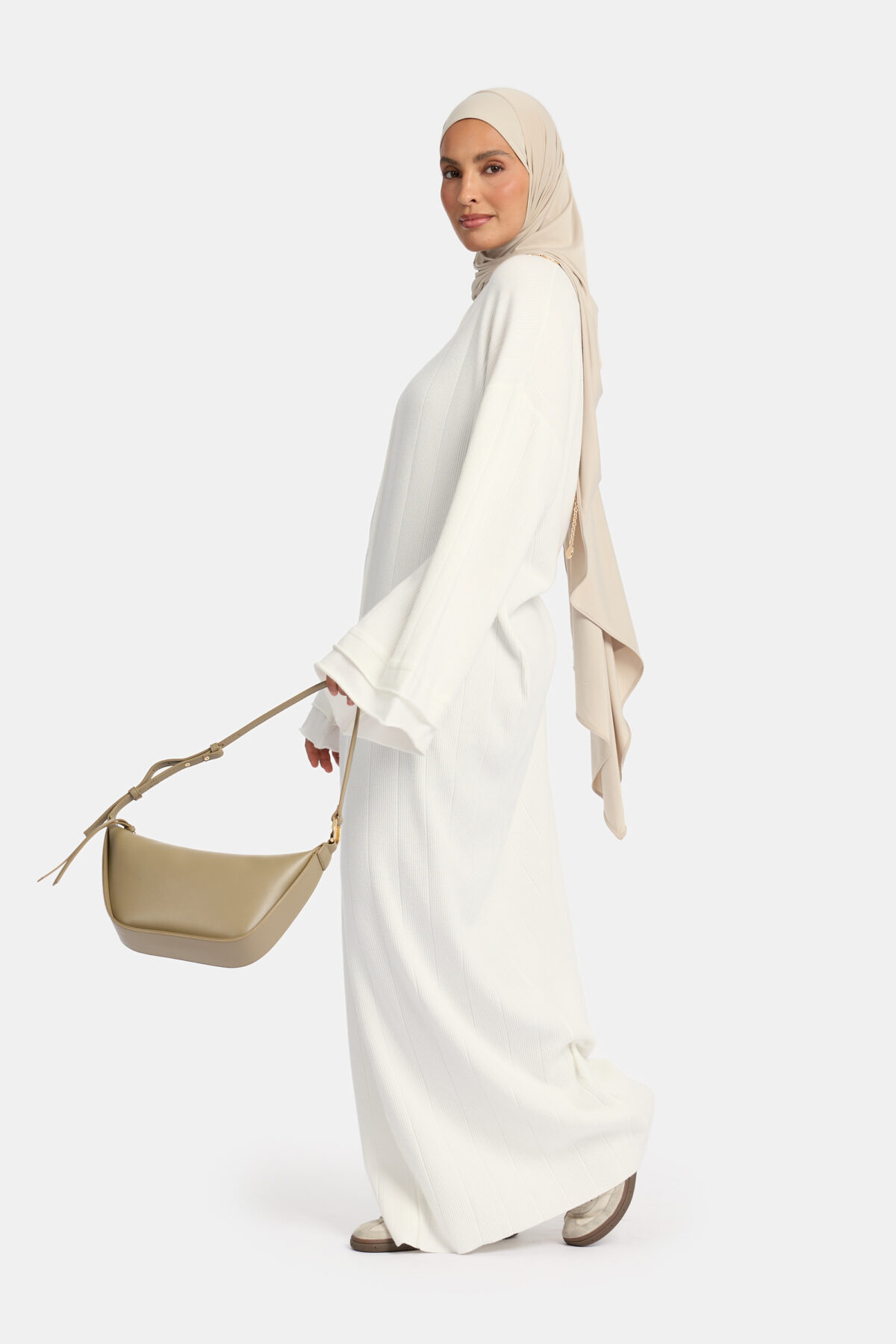 RUFFLE KNIT DRESS - Afbeelding 3