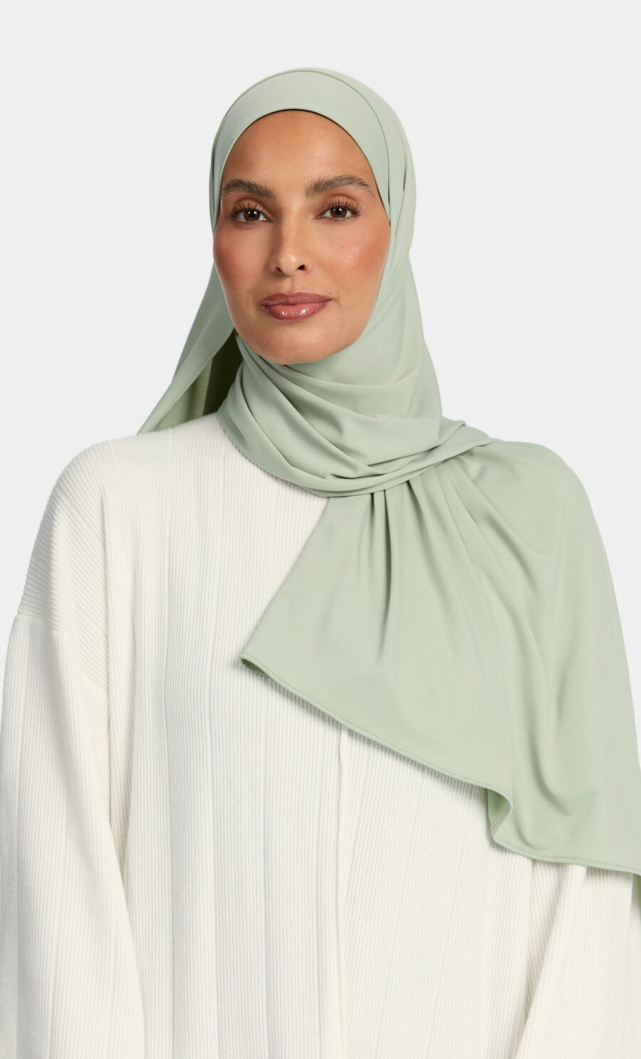 PREMIUM JERSEY SCARF - SOFT GREEN