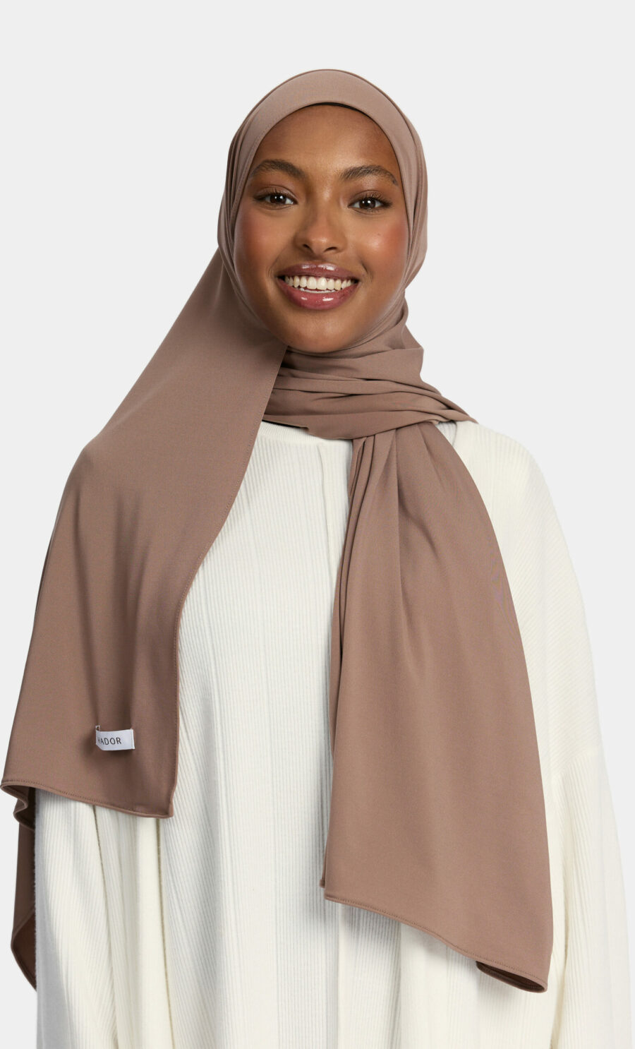 PREMIUM JERSEY SCARF - ASHBROWN