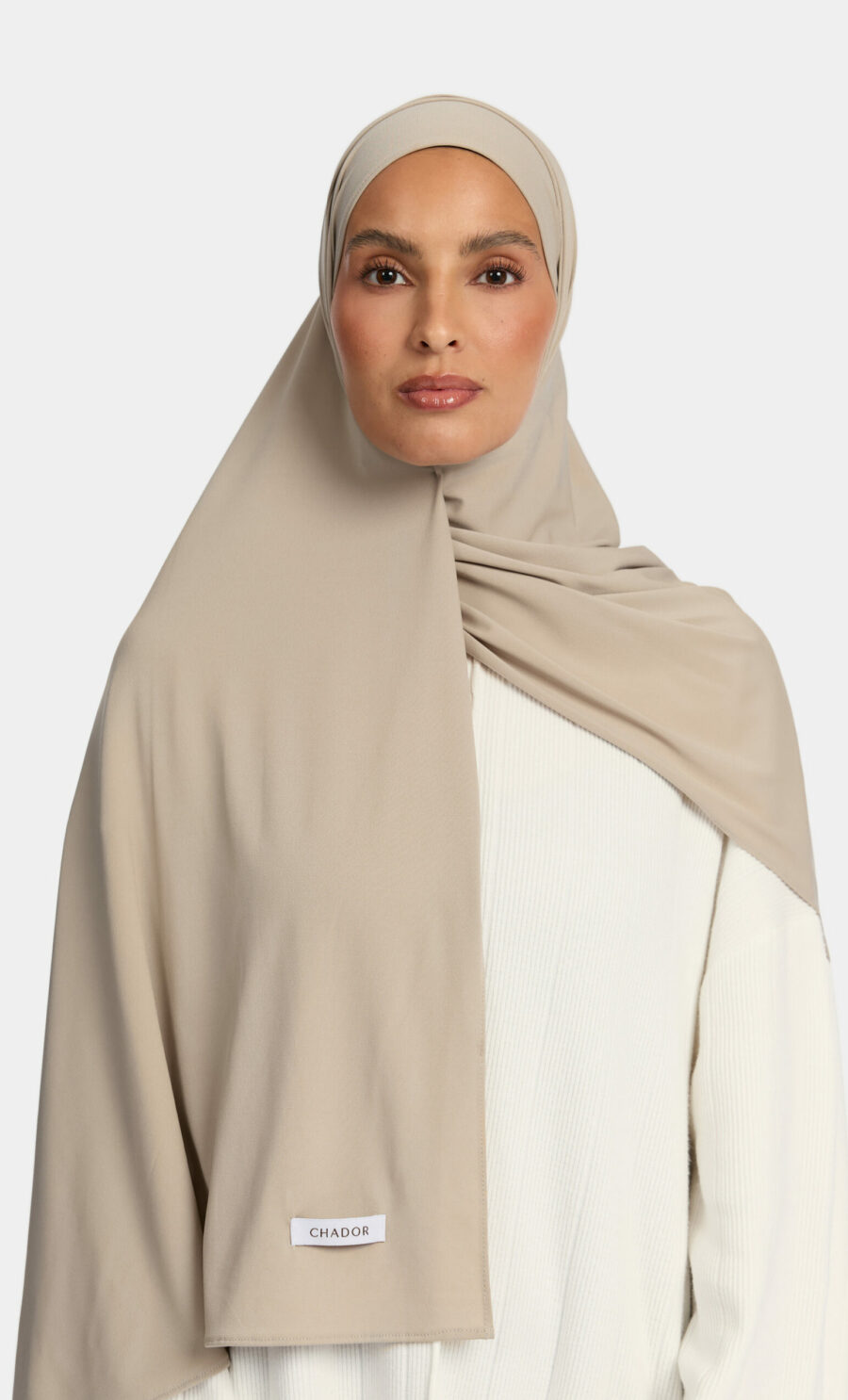 PREMIUM JERSEY SCARF - BEIGE