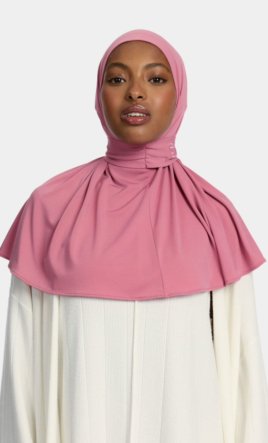 PREMIUM JERSEY PULL TIE HIJAB - PINK