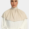 COMFORT STRETCH PULL TIE HIJAB-LIGHT CREAM