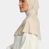 COMFORT STRETCH PULL TIE HIJAB-LIGHT CREAM