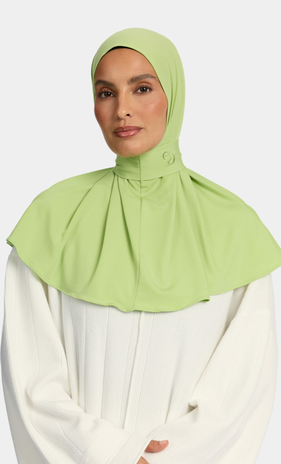 PREMIUM JERSEY PULL TIE HIJAB - LEAF