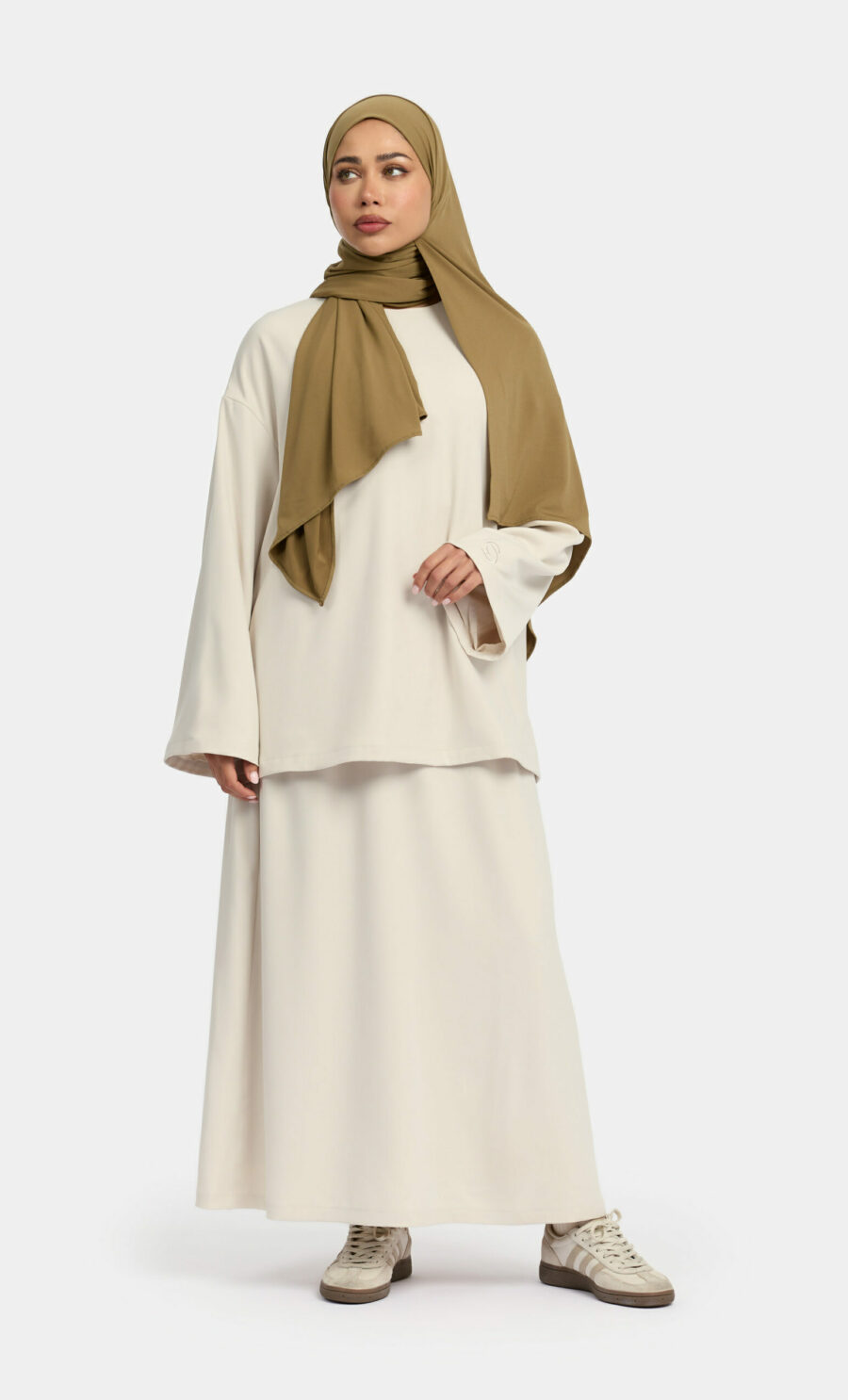 ESSENTIAL SKIRT SET - STONE, XS