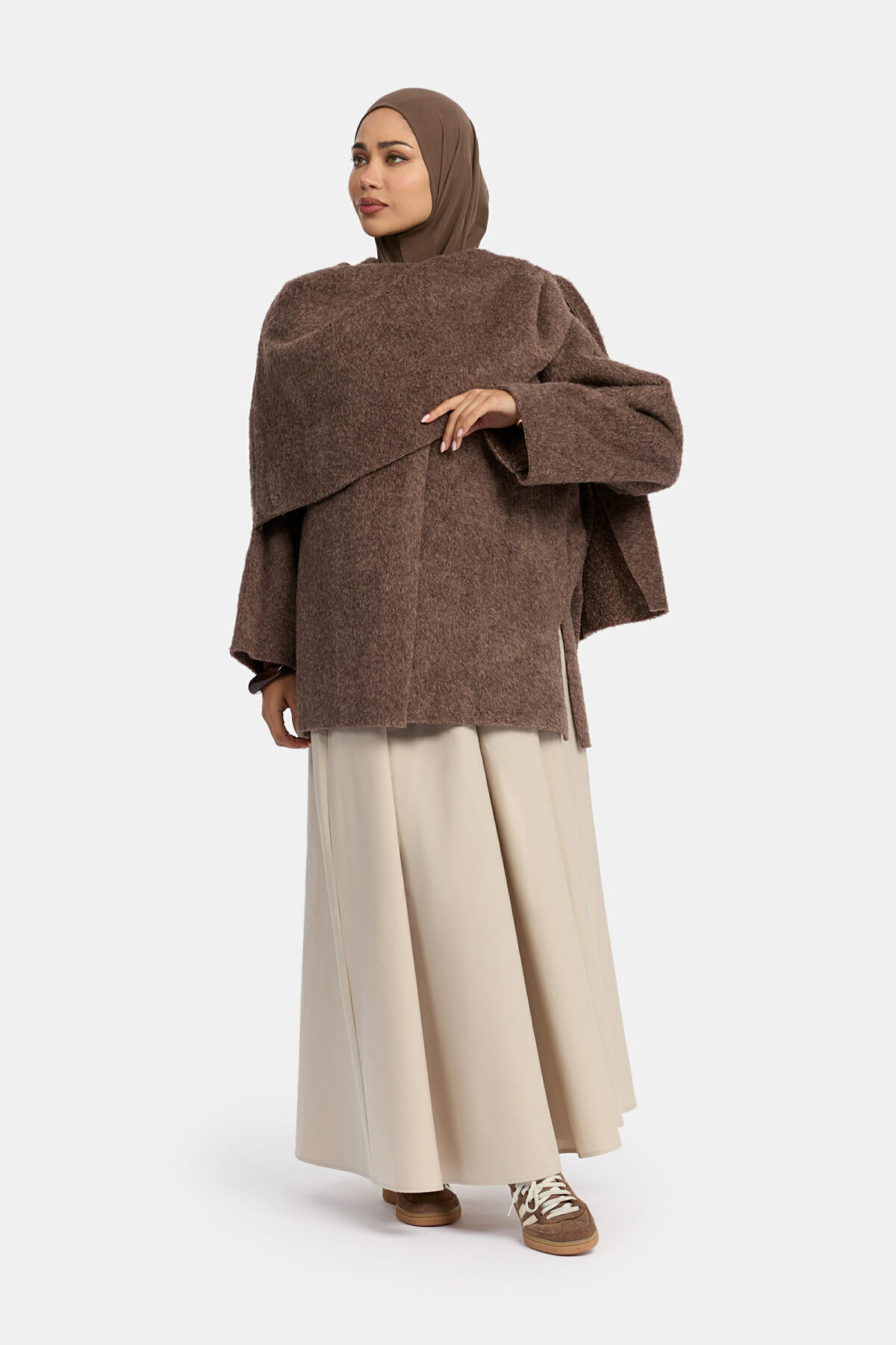 WOOL COAT SCARF