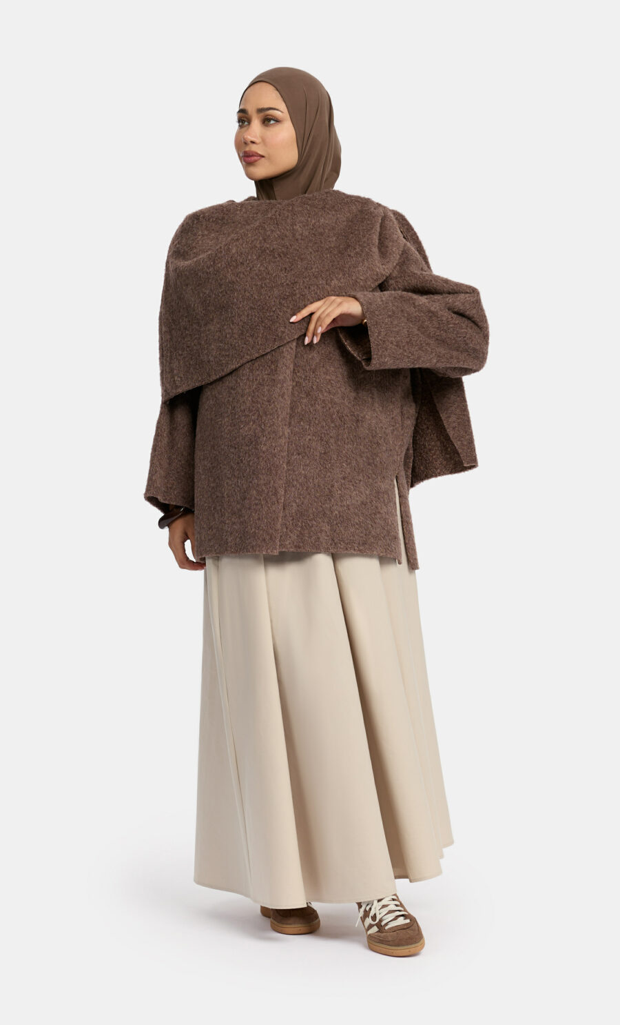WOOL COAT SCARF