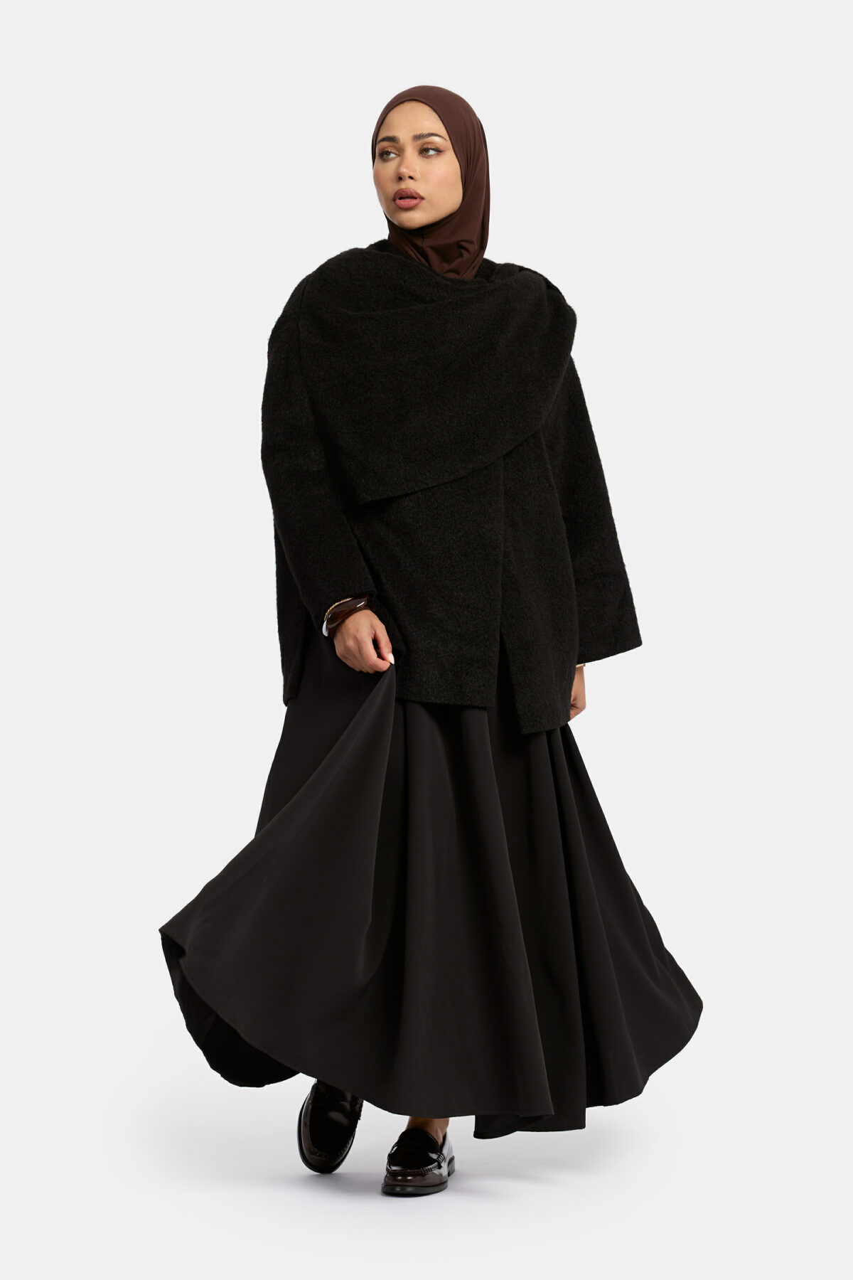 WOOL COAT SCARF