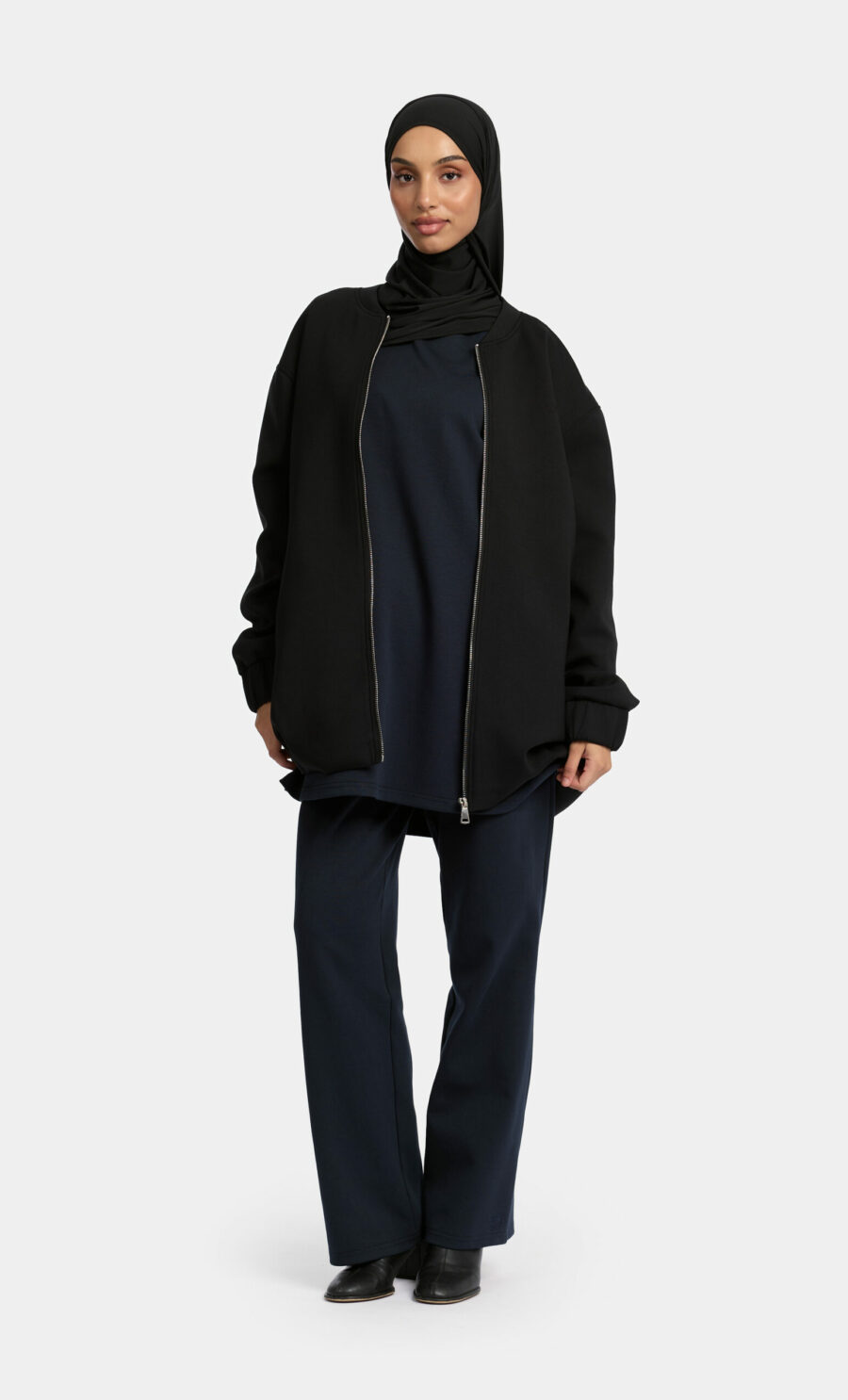 SOFT SKIN JACKET - DEEP BLACK, S