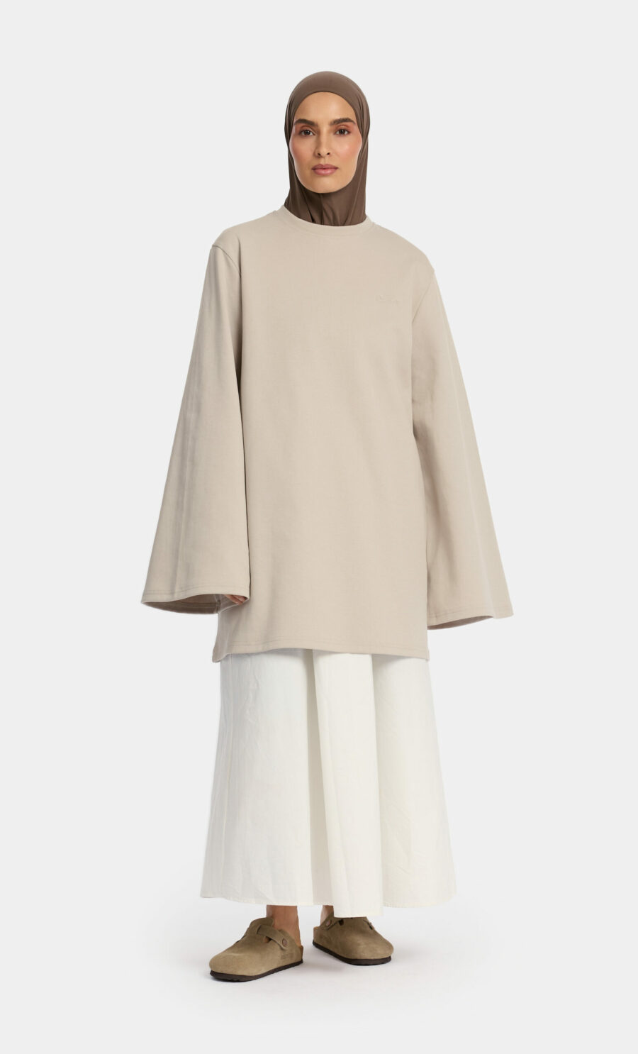 ESSENTIAL SHIRT - STONE BEIGE, XS