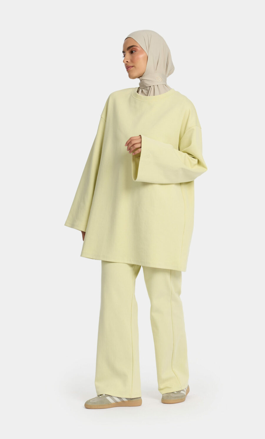 LOOSE COMFORT SET - SAGE GREEN, L