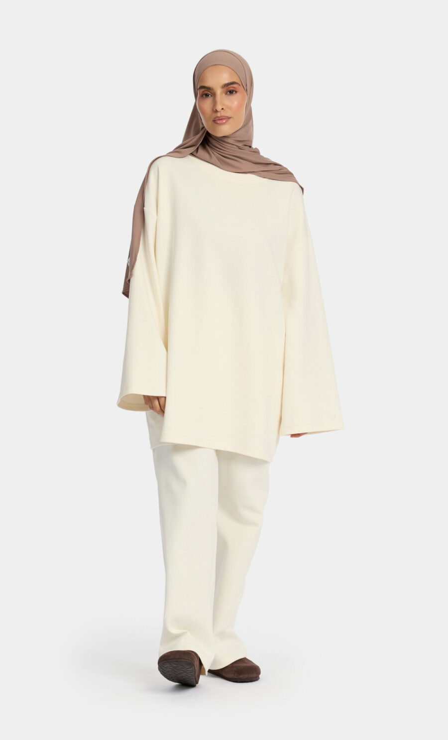 LOOSE COMFORT SET - OFF-WHITE, S
