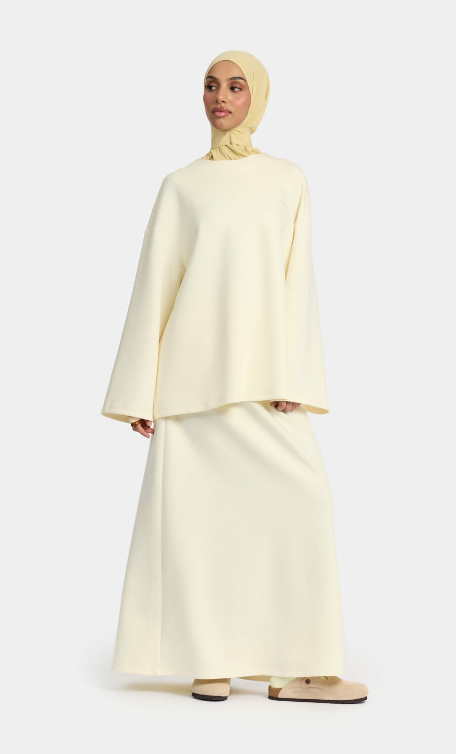 STATEMENT SKIRT SET - IVORY, XS