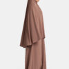 lightweight khimaar set.- cinnamon