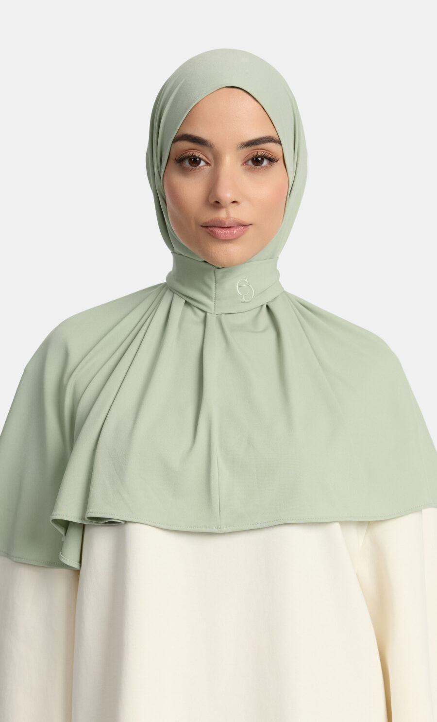 PREMIUM JERSEY PULL TIE HIJAB - SOFT GREEN