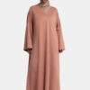 SOFT COMFORT DRESS-CINNAMON
