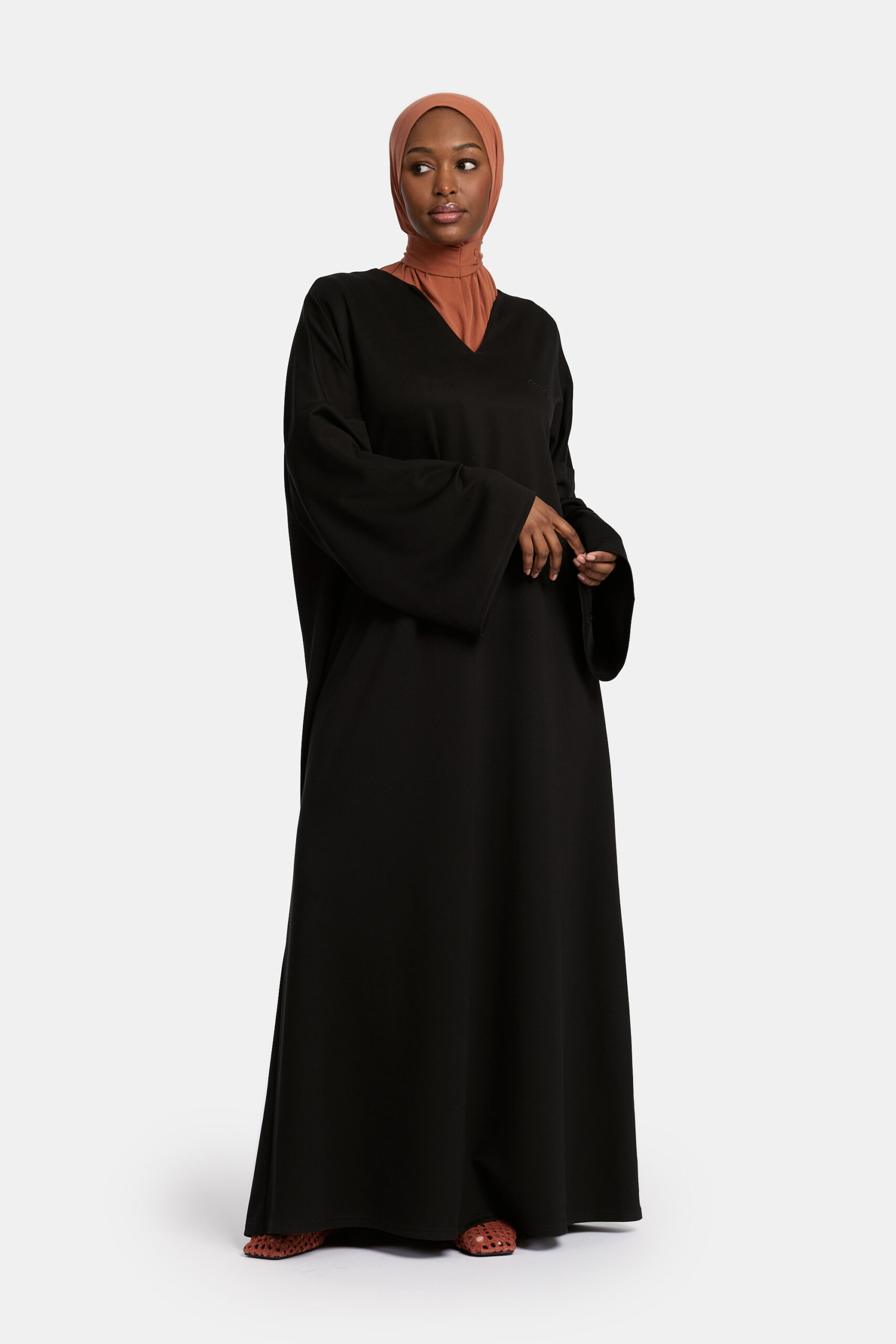 SOFT COMFORT DRESS-BLACK