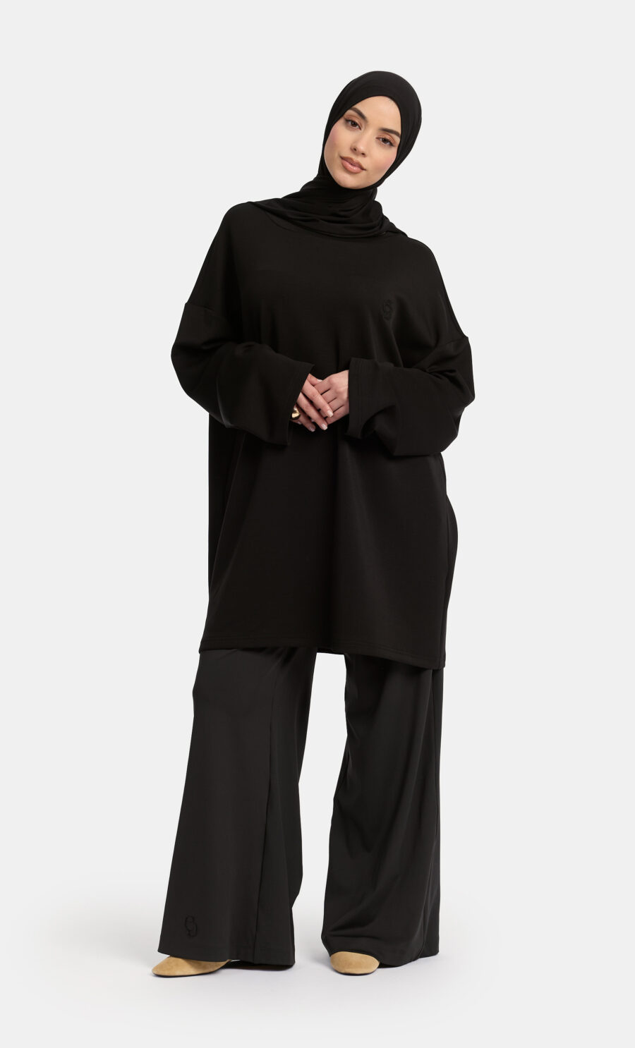 JERSEY PANTS - BLACK, S