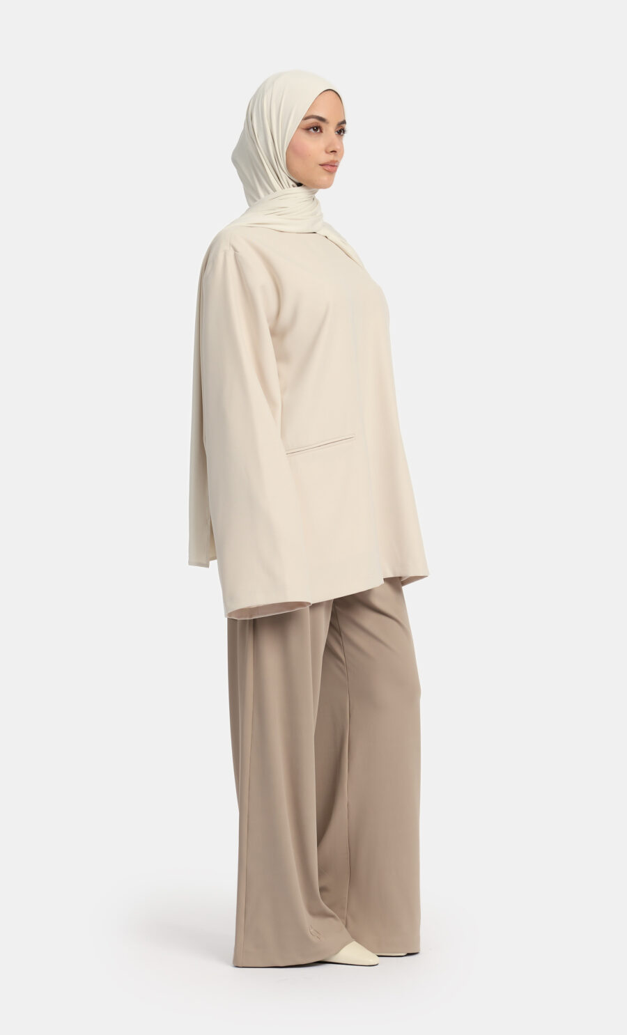 JERSEY PANTS - DRIFTWOOD, S