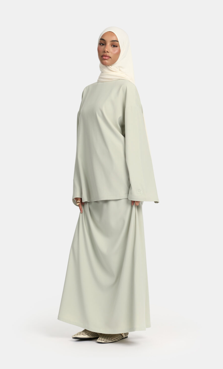ESSENTIAL SKIRT SET - MINT, S