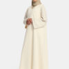 SOFT GILET DRESS - IVORY
