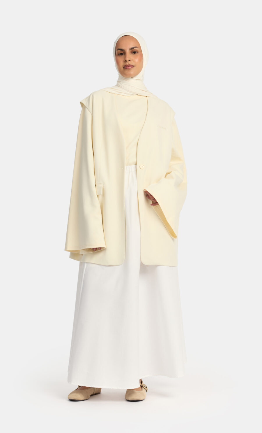 TAILORED GILET - OFF-WHITE, XL
