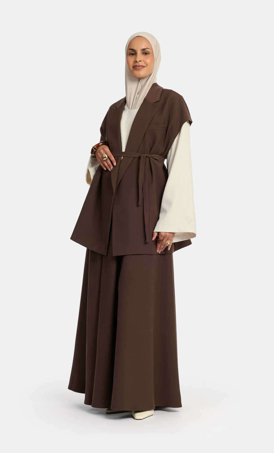 ESSENTIAL GILET SKIRT SET
