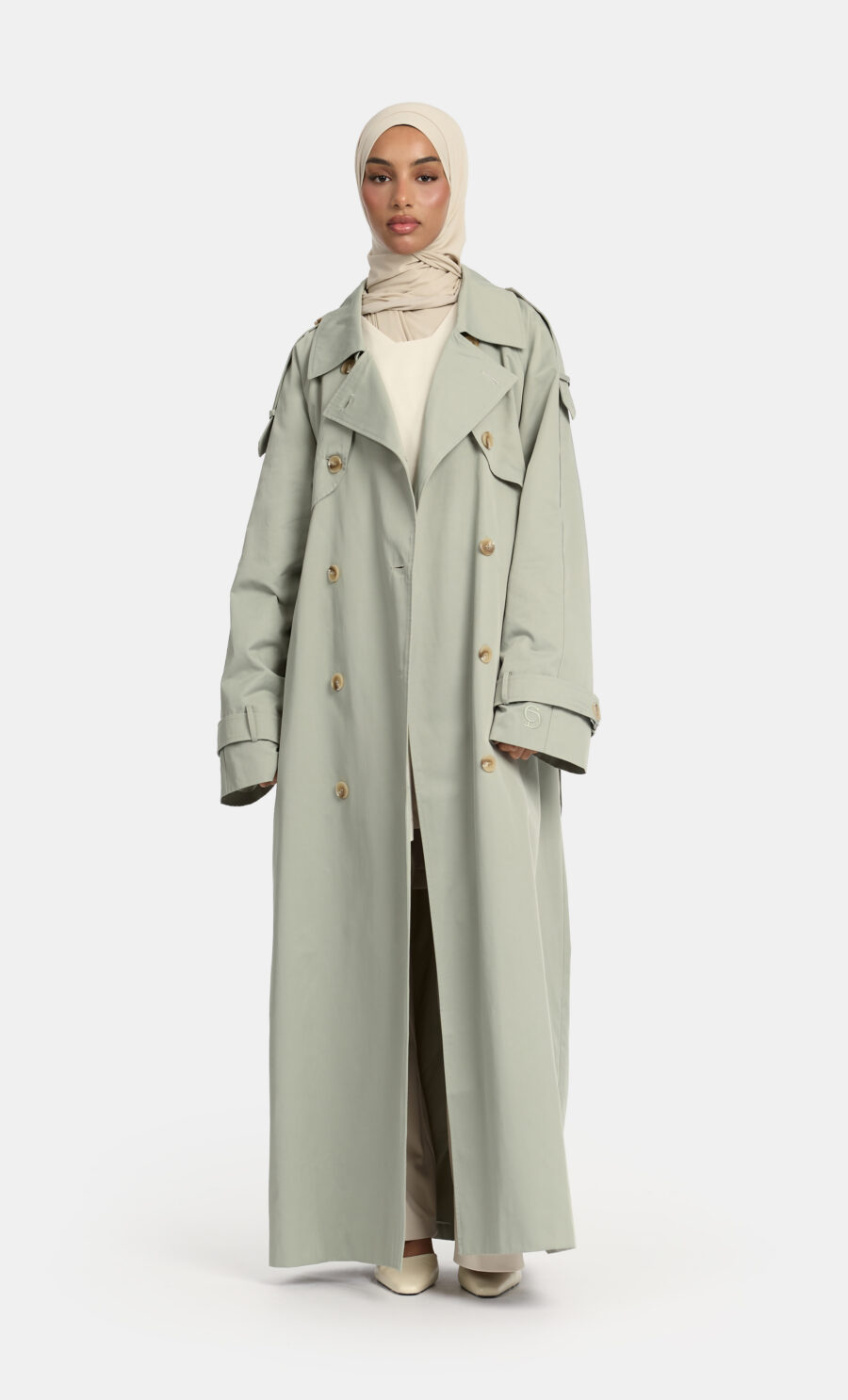 TRENCHCOAT - SAGEDUSK, M