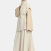 ESSENTIAL GILET SKIRT SET - STONE