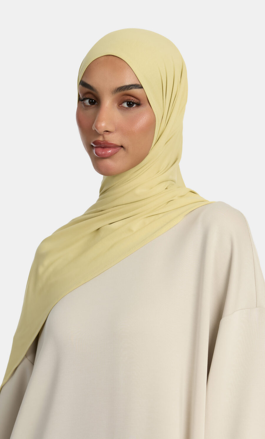 BREATHABLE JERSEY SCARF - SAGE GREEN