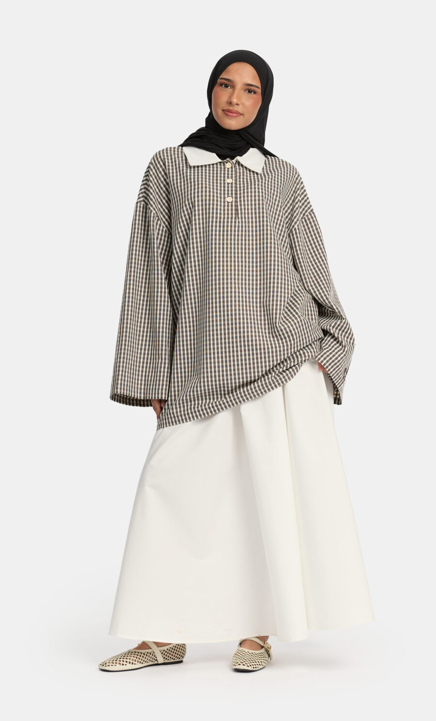 OVERSIZED DETAILED SHIRT - BLACK, S/M