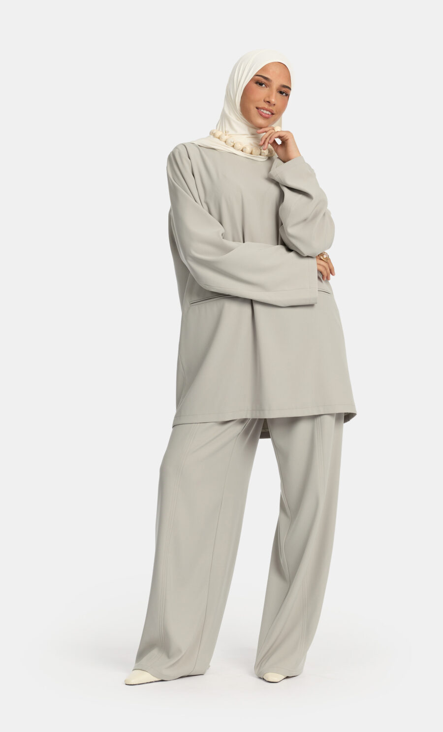 UTILITY PANTS SET - SOFT SAGE, S