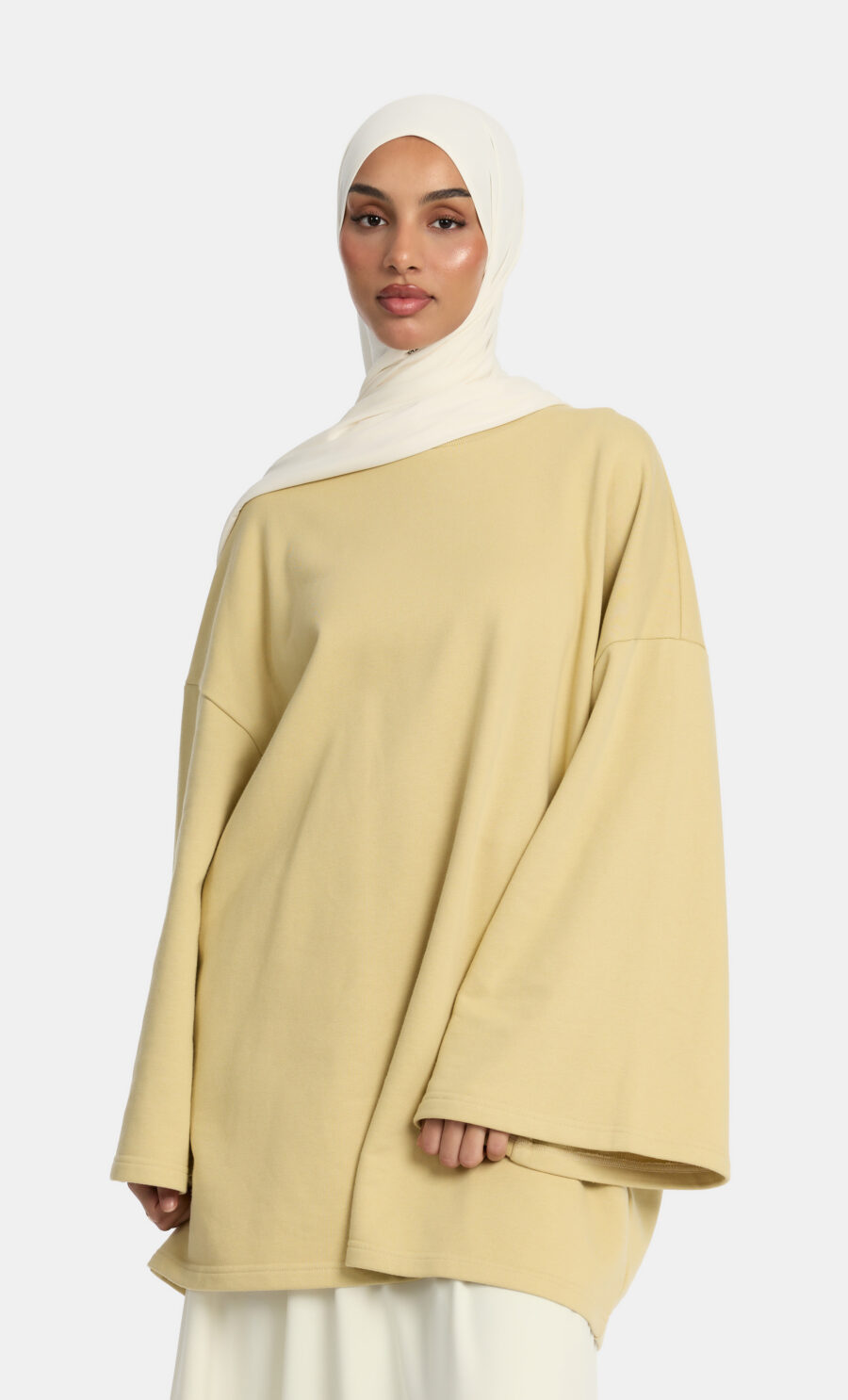 VOLUME SLEEVE SHIRT - SAGE GREEN, S