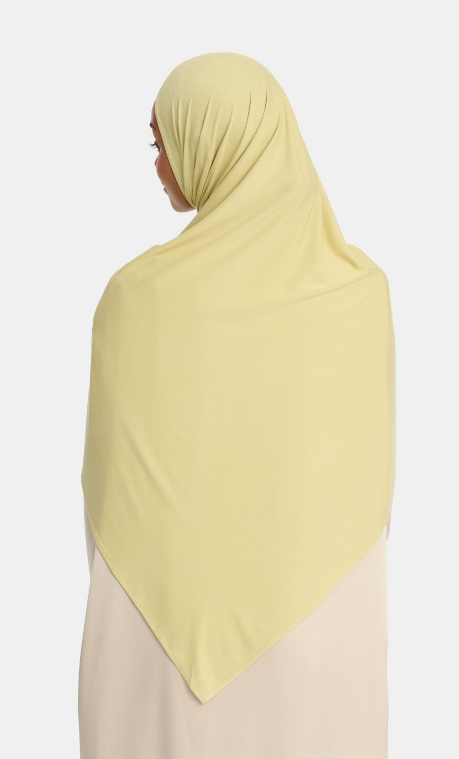 BREATHABLE TRIANGLE HIJAB - SAGE GREEN