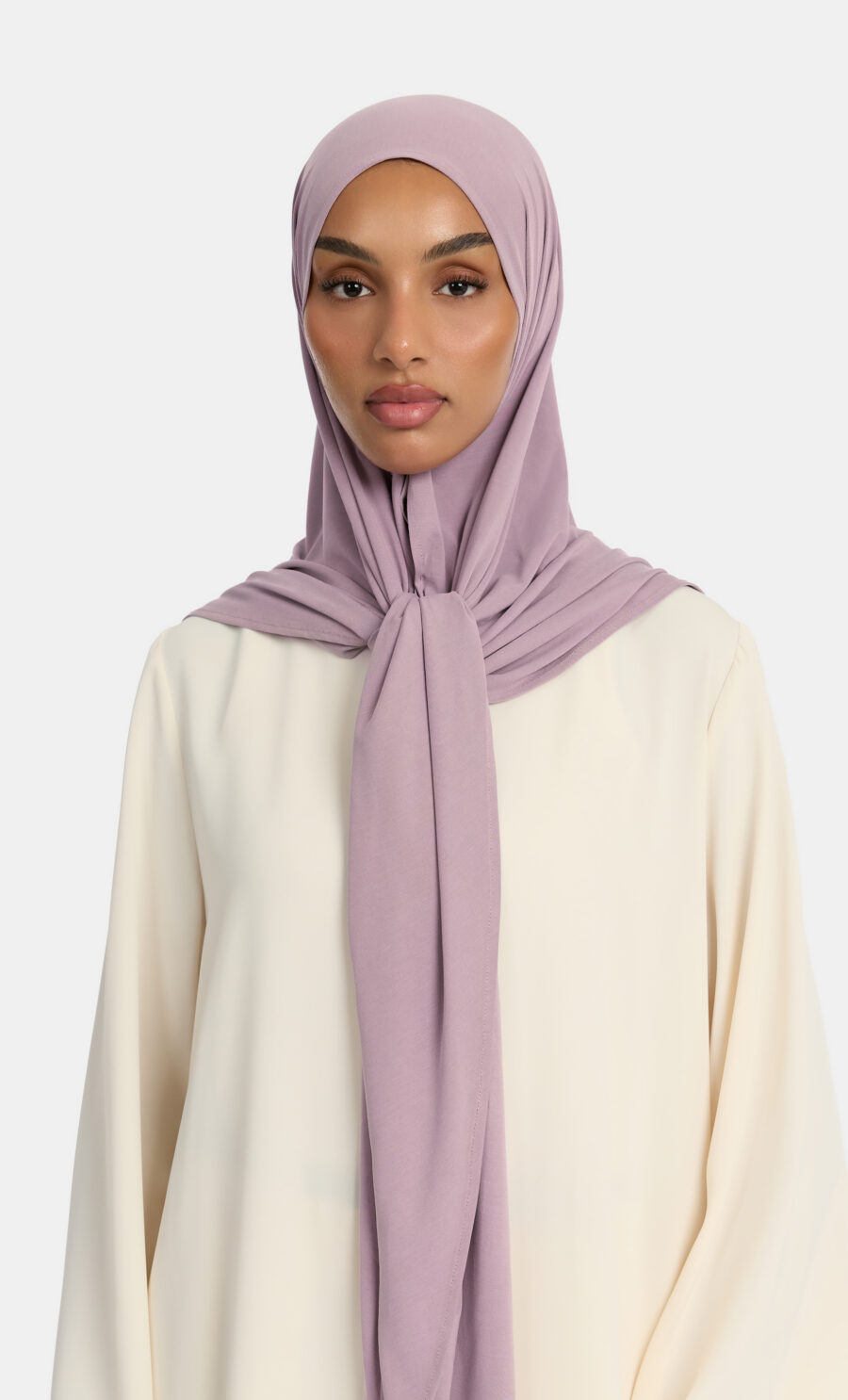 BREATHABLE TRIANGLE HIJAB - BLUEBERRY MILK