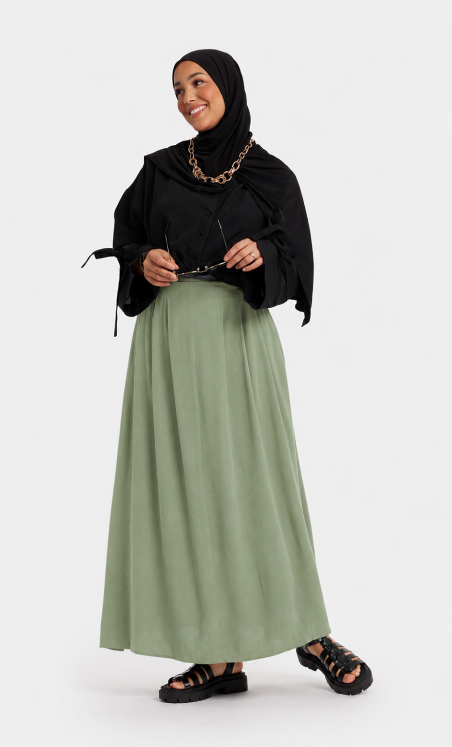 LINEN SKIRT