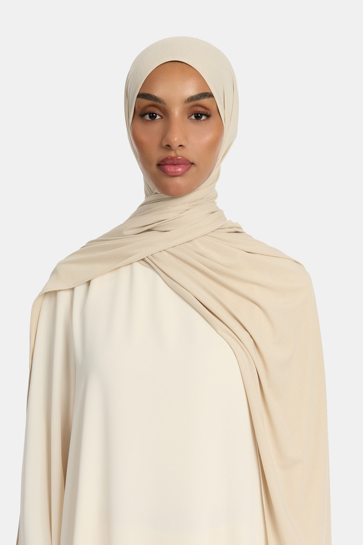 BAMBOO SCARF - LIGHT CREAM
