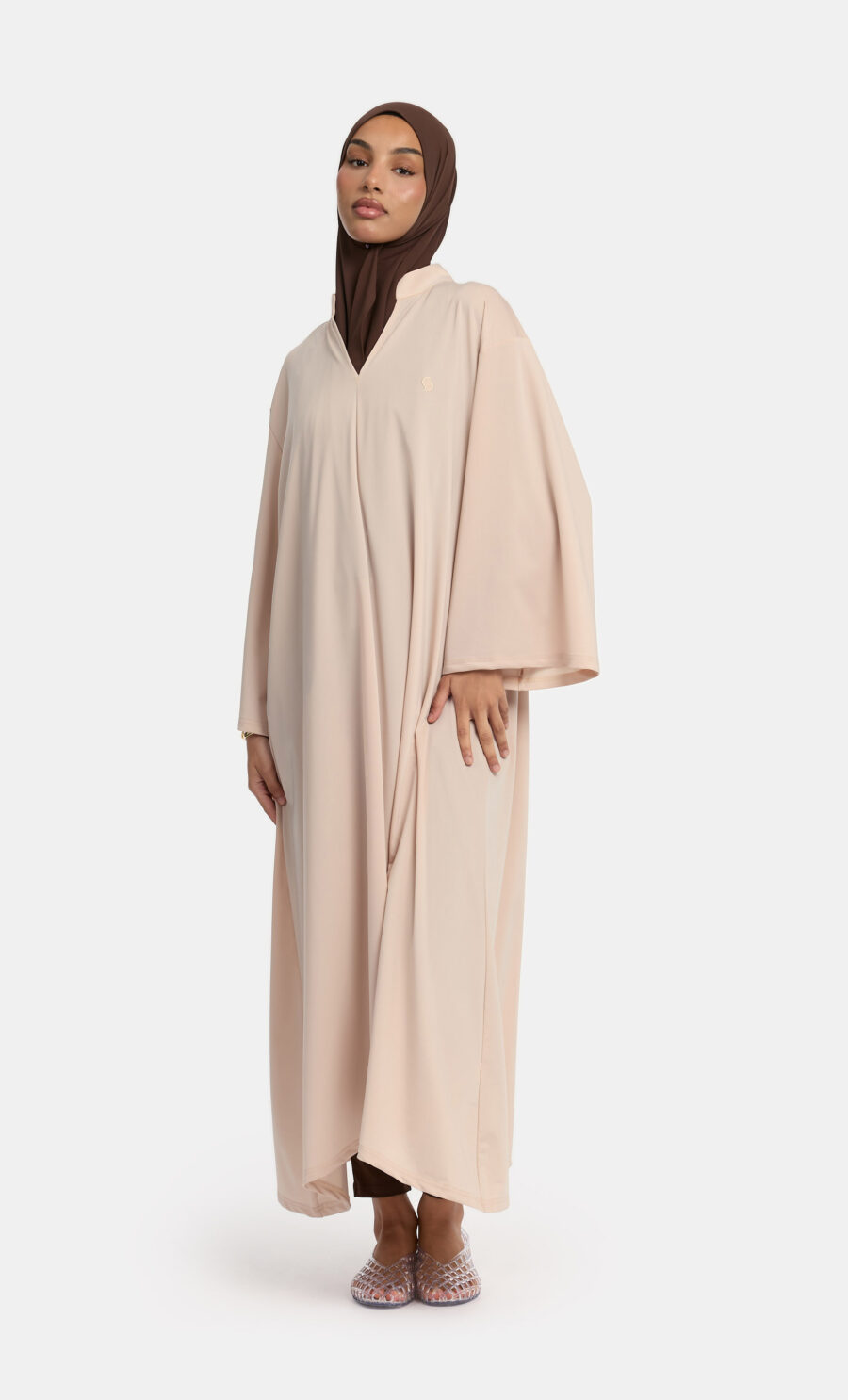 BEACH COVER-UP - NUDE, S