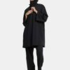 ZIP BURKINI SET - BLACK